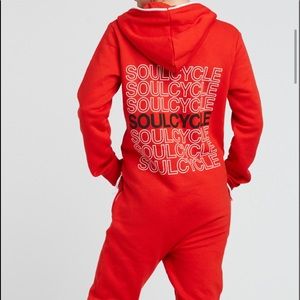 One piece x SOULCYCLE full body hoodie size M